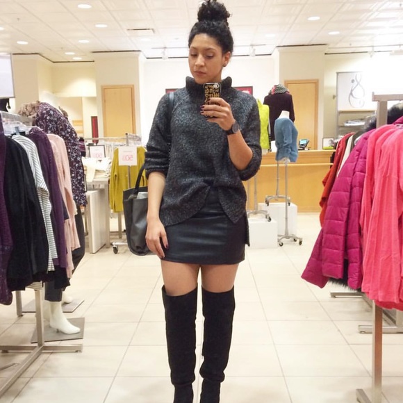 H&M Marled Knit Oversized Sweater